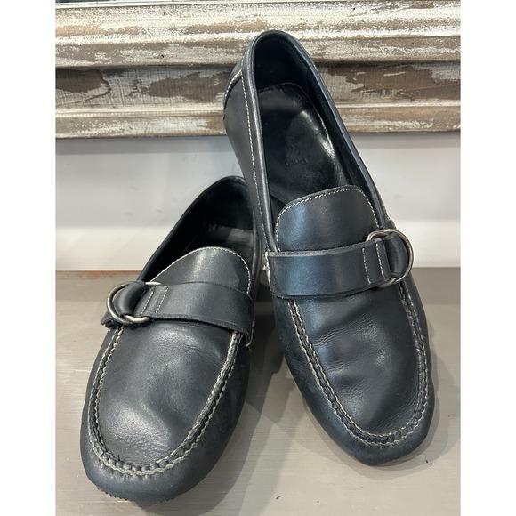 Ralph Lauren Other - Polo Ralph Lauren Black Leather Driving Loafers Men's US Size 7.5D